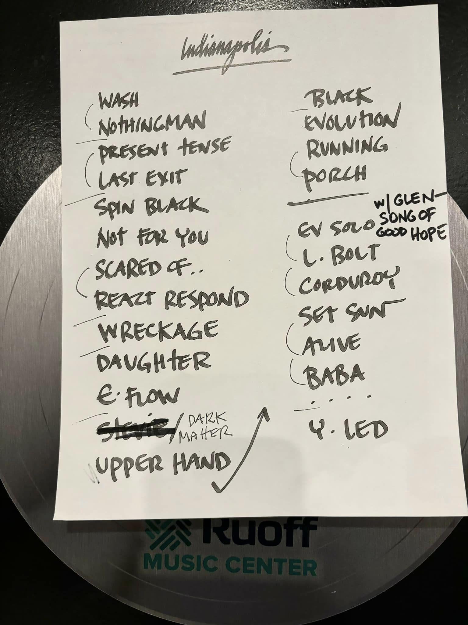 Indianapolis 8/26/2024 Bootleg CD | Ten Club LLC