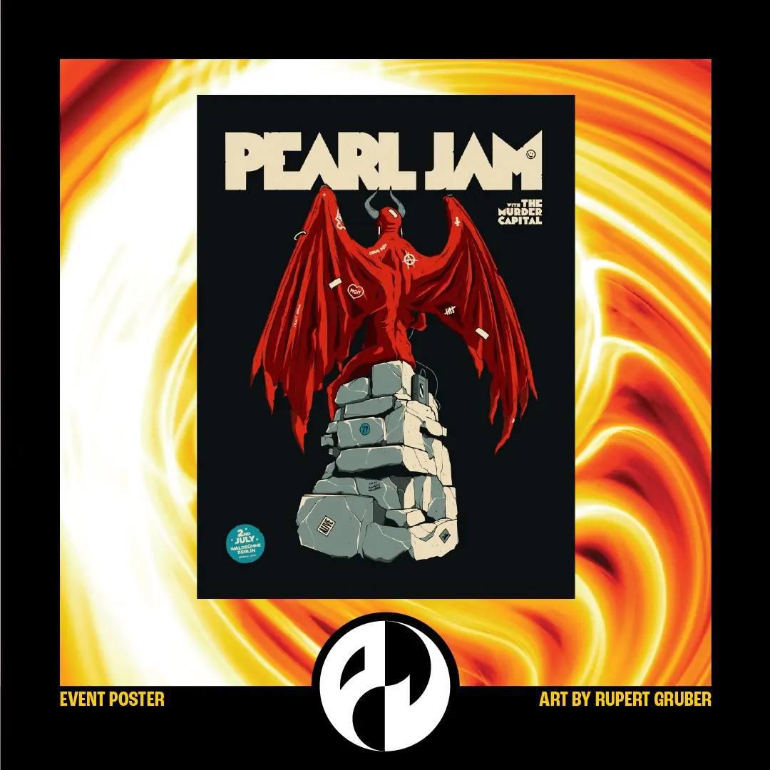 2024 Pearl Jam Berlin 7/2 Event Poster | Ten Club LLC