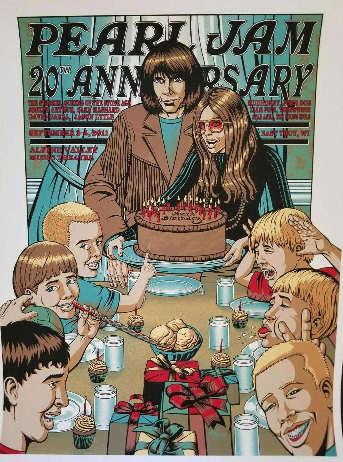 2011 Pearl Jam PJ20 Event Poster - Auction | Ten Club LLC