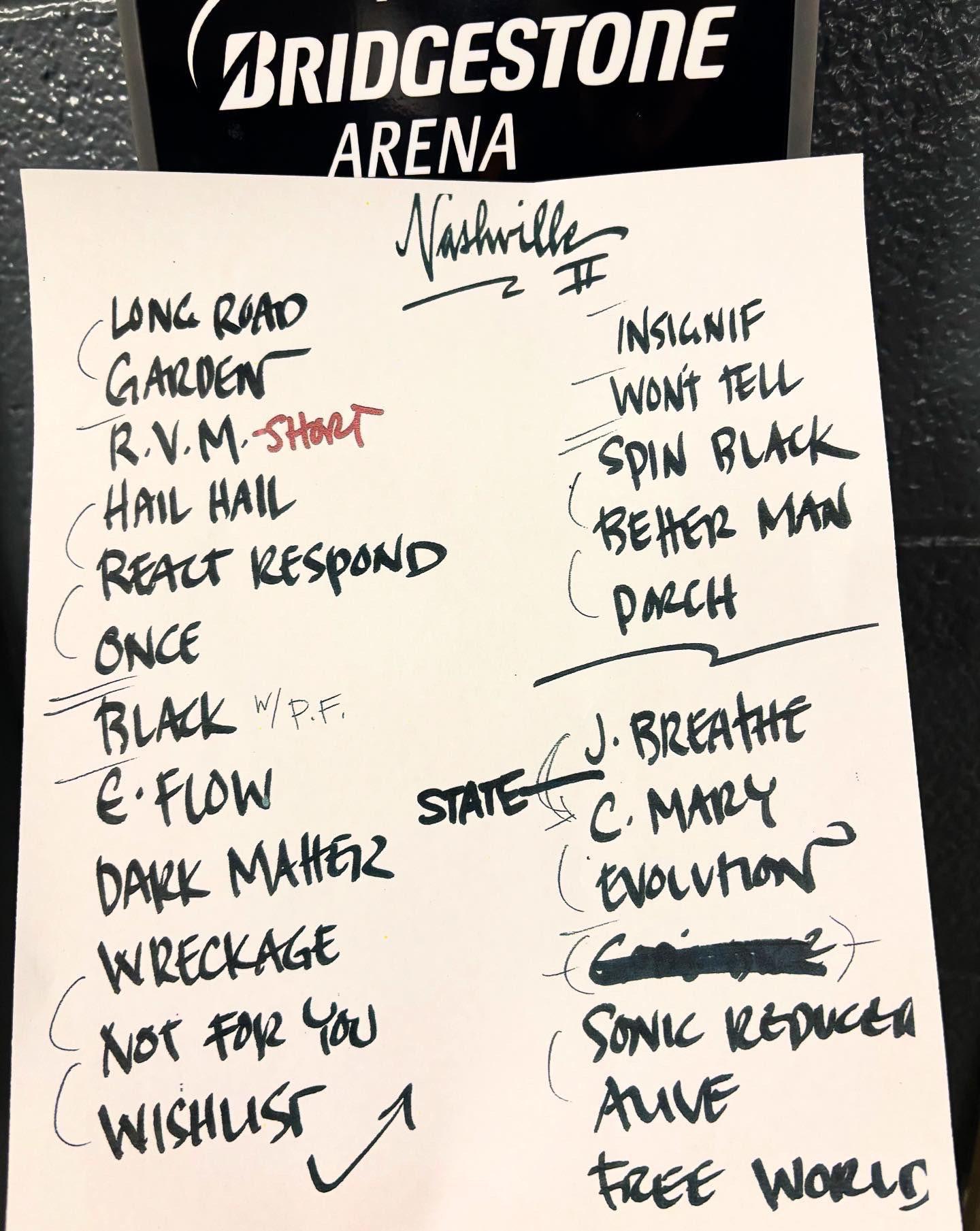 Nashville 5/8/2025 Bootleg CD | Ten Club LLC