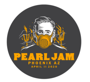 2020 PEARL JAM 4/11 PHOENIX EVENT POSTER – Ten Club LLC