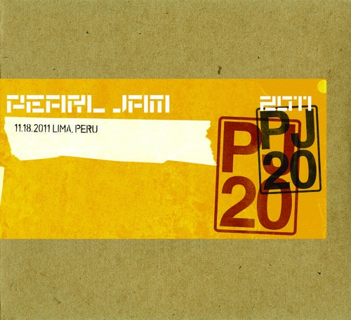 LIMA 11/18/2011 BOOTLEG CD | Ten Club LLC
