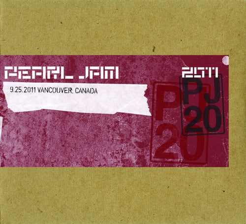 VANCOUVER 9/25/2011 BOOTLEG CD | Ten Club LLC