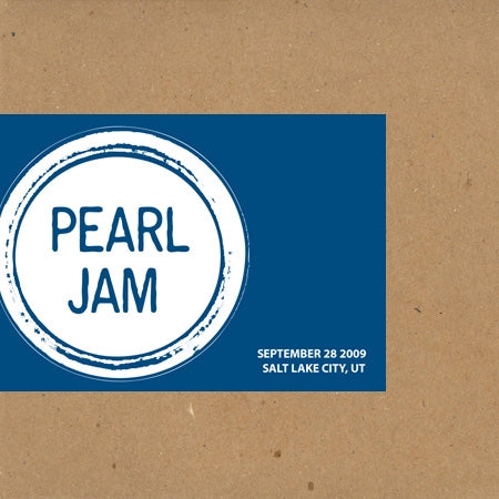 SALT LAKE CITY 9/28/2009 BOOTLEG CD | Ten Club LLC