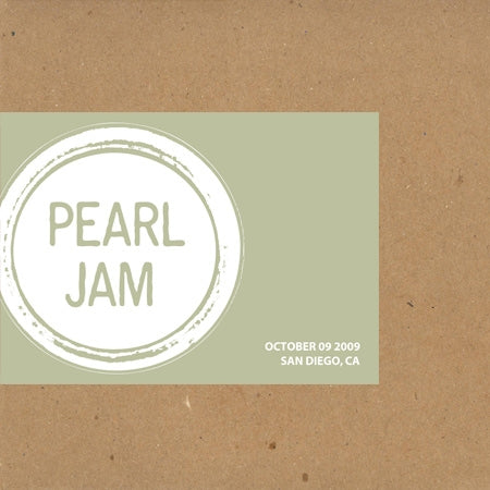 SAN DIEGO 10/9/2009 BOOTLEG CD | Ten Club LLC