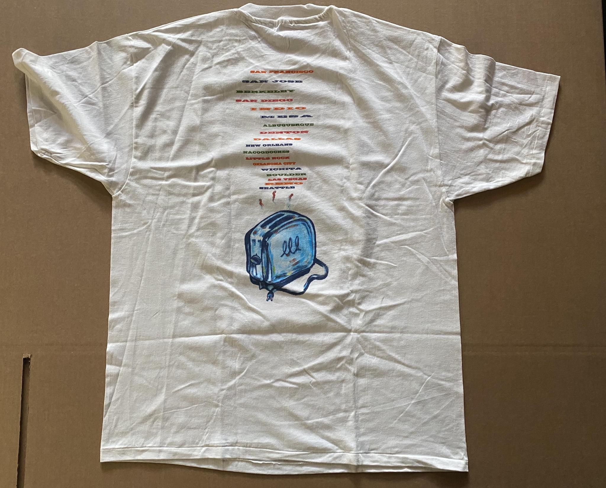 1993 Pearl Jam White Puppet Tour Shirt - Auction | Ten Club LLC