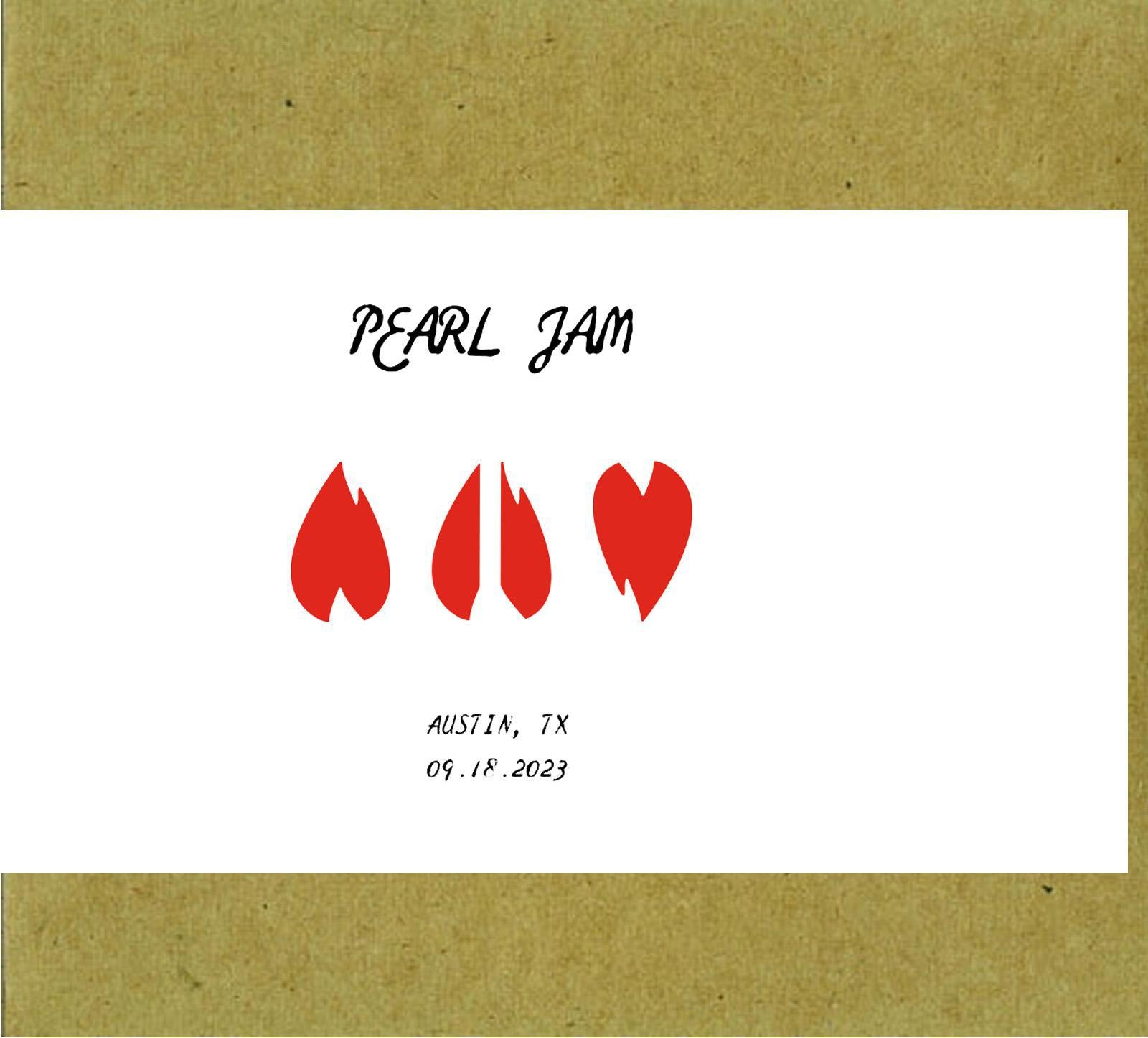 Austin 9/18/2023 Bootleg CD | Ten Club LLC