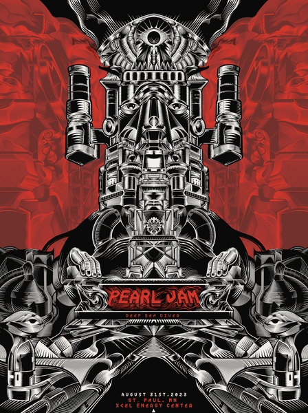 2023 Pearl Jam St. Paul 8/31 Event Poster