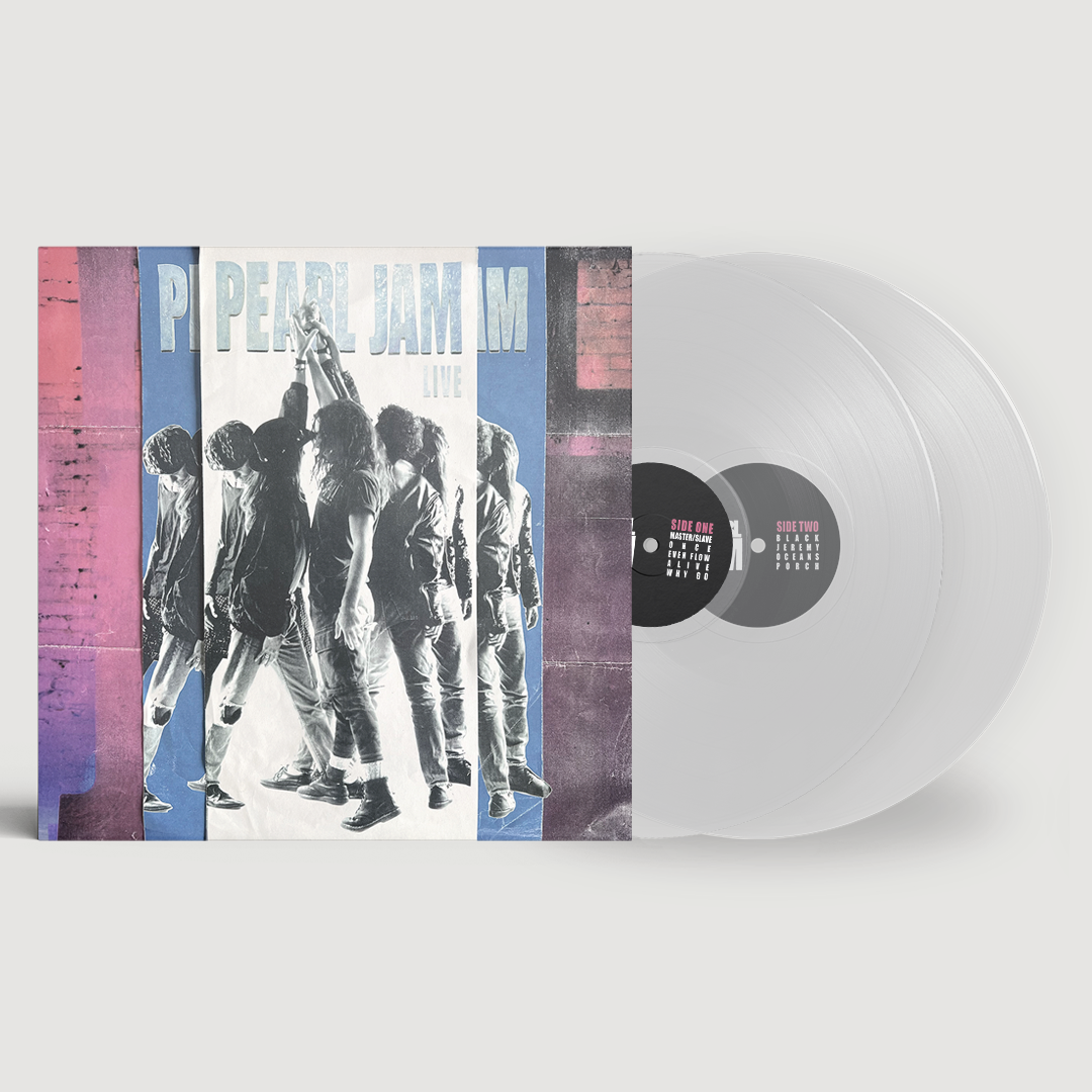 Pearl Jam Ten Live Vinyl - Clear