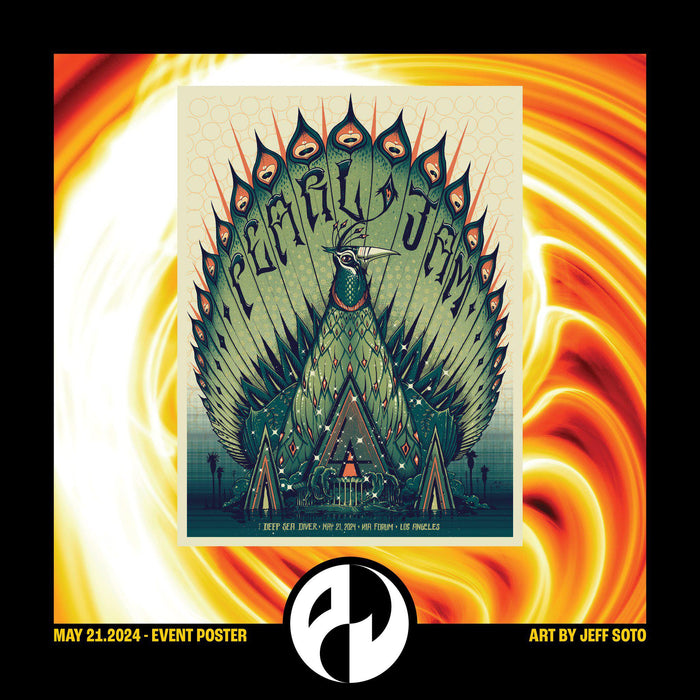 2024 Pearl Jam Los Angeles 5/21 Event Poster | Ten Club LLC