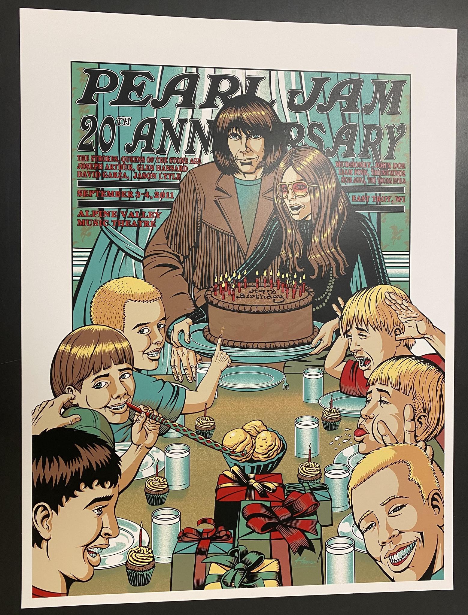 2011 Pearl Jam PJ20 Event Poster - Auction | Ten Club LLC