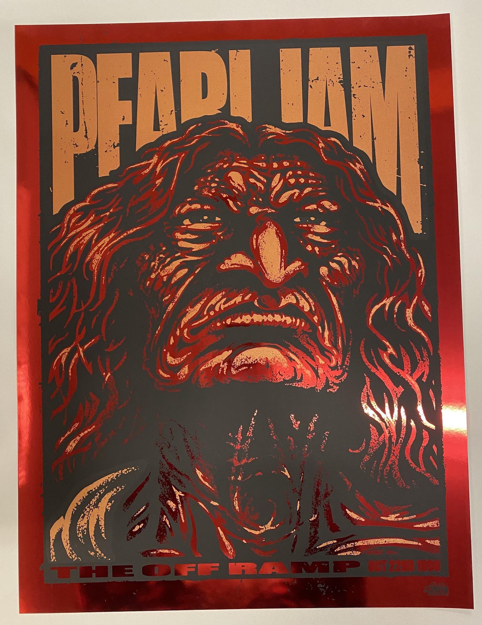 2020 Pearl Jam Off Ramp 10/22 Poster - Variant - Auction | Ten