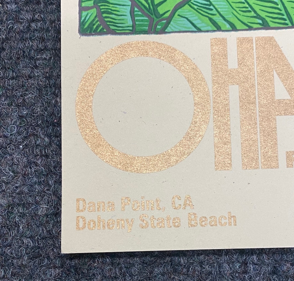 2021 Ohana Festival 9/26-28 Krzysztof Poster - Auction | Ten Club LLC