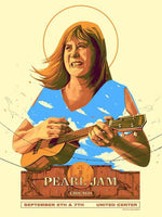 2023 Pearl Jam Chicago Beth Murphy Tribute Poster