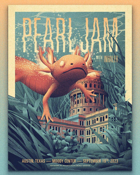 Ten Pearl Jam  Studio Selection Poster