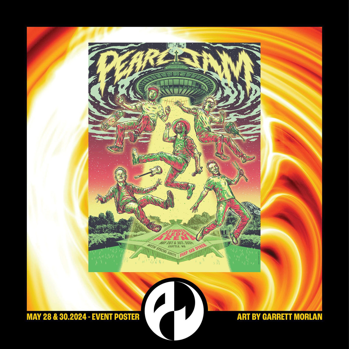 2024 Pearl Jam Seattle Event Poster | Ten Club LLC