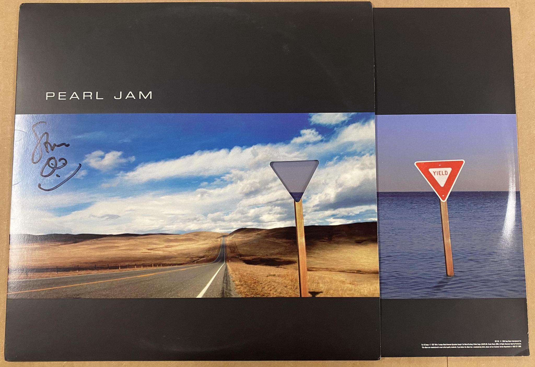 Pearl Jam Yield First Pressing - Stone Signed - Auction