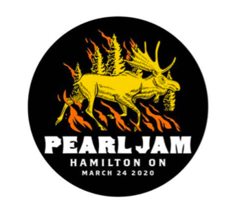 2020 PEARL JAM 3/24 HAMILTON BADGE