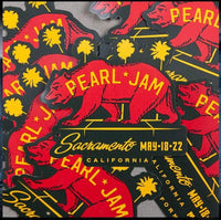 2022 Pearl Jam Sacramento 5/18 Event Sticker