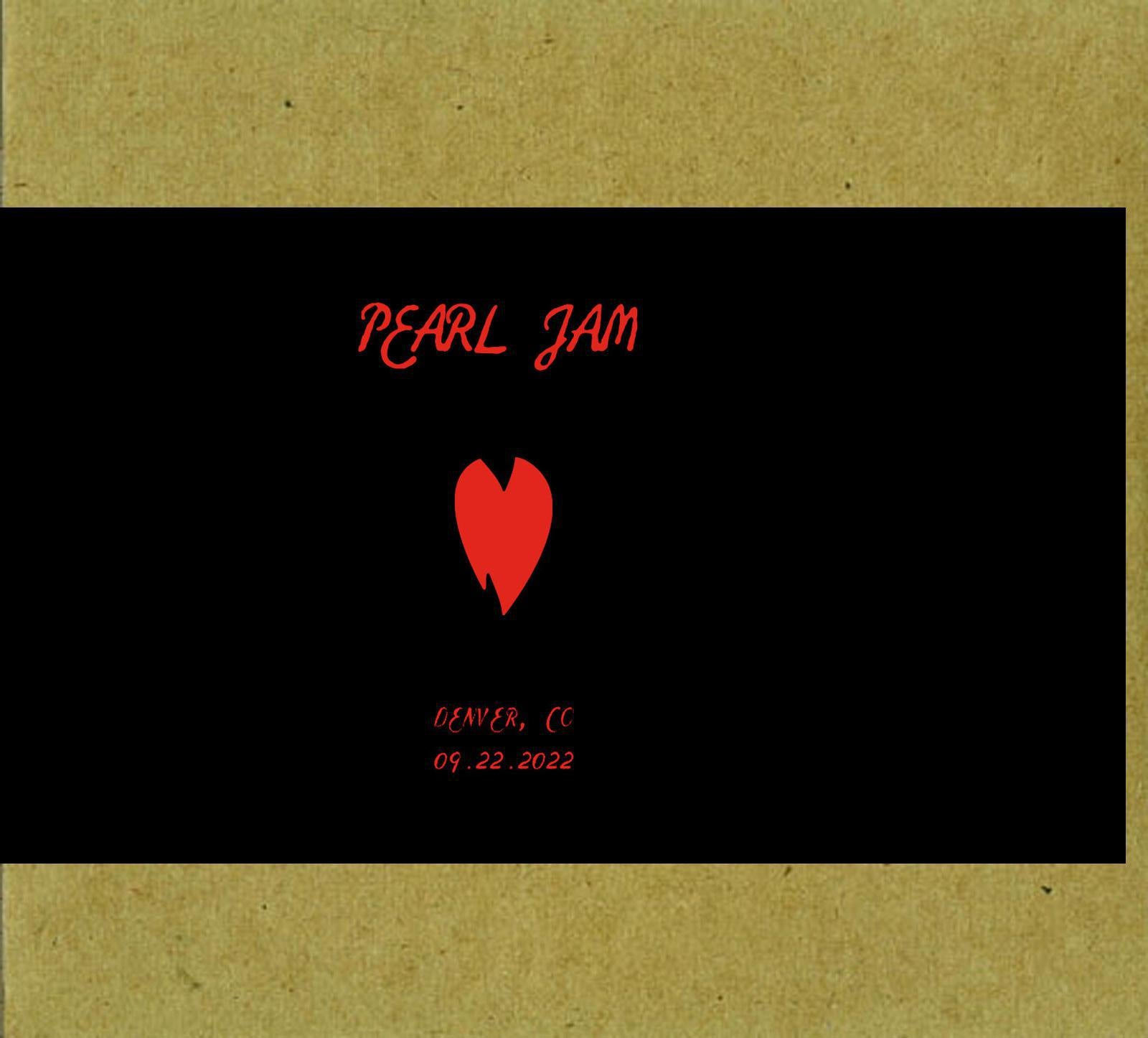 Denver 9/22/2022 Bootleg CD | Ten Club LLC