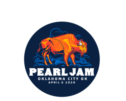 2020 PEARL JAM 4/6 OKC BADGE