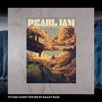 2022 Pearl Jam Ottawa 9/3 Event Poster