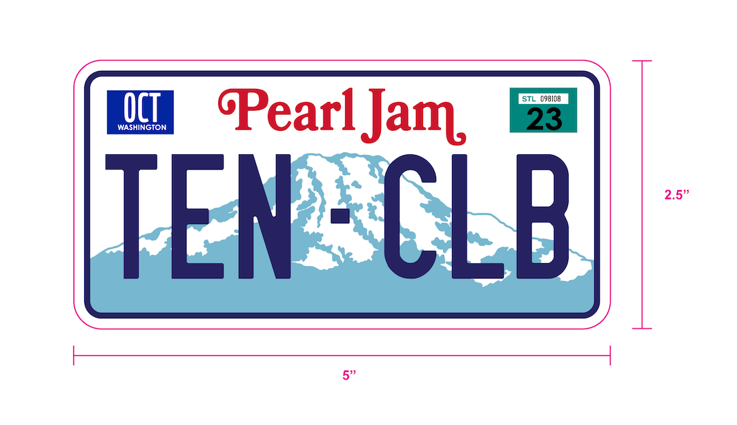 2023 Member License Plate Sticker
