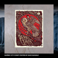 2022 Pearl Jam Quebec City 9/1 Event Poster