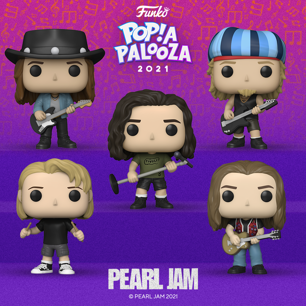 2021 PEARL JAM X FUNKO POP SET