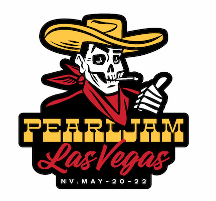 2022 Pearl Jam Las Vegas 5/20 Event Sticker